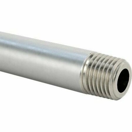 BSC PREFERRED Thick-Wall 304/304L Stainless Steel Pipe Threaded on Both Ends 1/4 Pipe Size 120 Long 48395K22